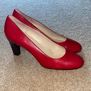 Red Prevata Heels